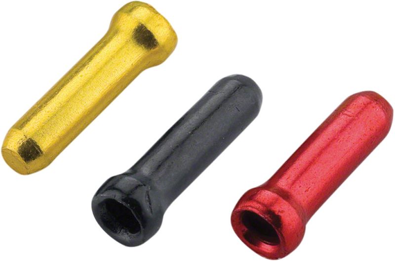 Jagwire-Cable-End-Crimps---18mm-Gold-Black-Red-Bag-of-90-CA4156-5