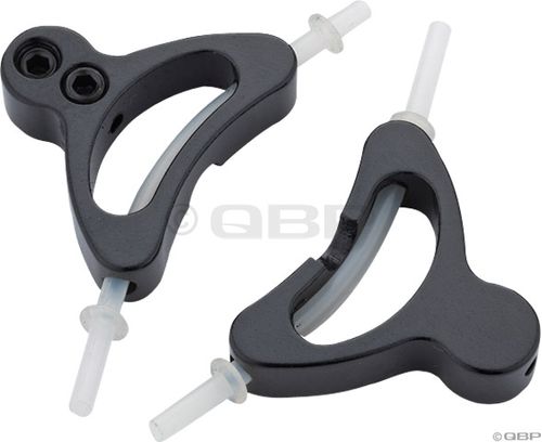 Jagwire Alloy Cable Carrier - Black - Pair