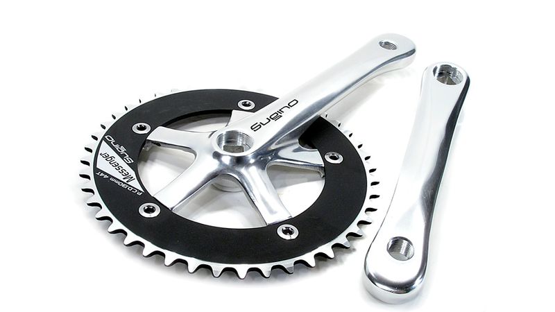 Sugino RD2 Messenger Crankset 165mm 44T Silver/Black