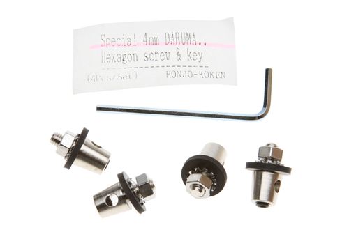 Honjo #1 Allen Key Mounting Daruma - 4mm Stay - Brass