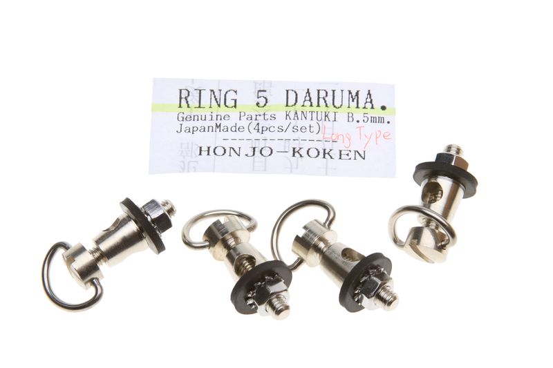 Honjo--8-U-Ring-Type-Mounting-Daruma---5mm-Stay---Short---Stainless-707-208-4