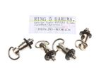 Honjo--9-U-Ring-Type-Mounting-Daruma---5mm-Stay---Short---Brass-707-209-4
