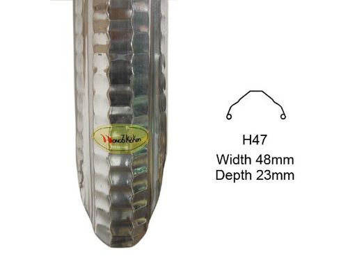 Honjo H47 Full Coverage Fender Set - 650b - Aluminum - Hammered