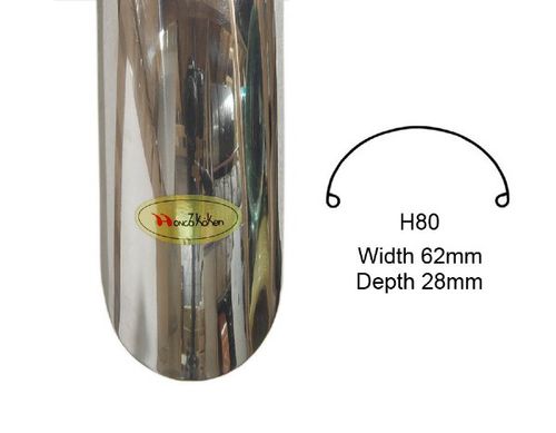 Honjo H80 Full Coverage Fender Set - 650b - Aluminum - Smooth