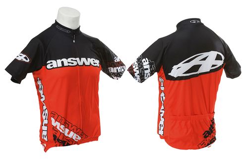 Answer XC Jersey Short Sleeve - Red/White