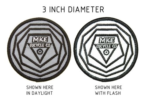 Milwaukee Bicycle Co. Patch - Reflective