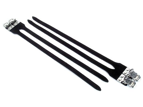 MKS Fit-Alpha NJS Sport Double Toe Straps - Black