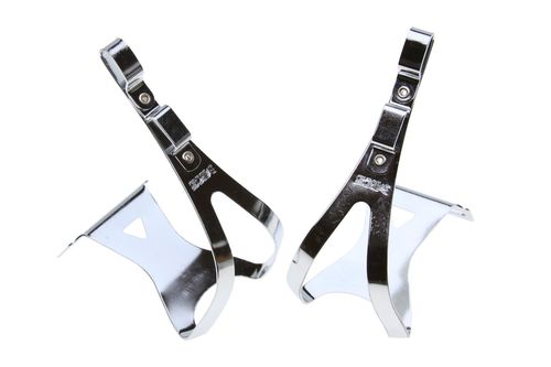 MKS Chrome Twin Deep Steel Toe Clips