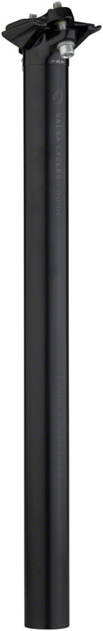 Salsa Guide Deluxe Seatpost, 27.2 x 400mm, 0mm Offset, Black