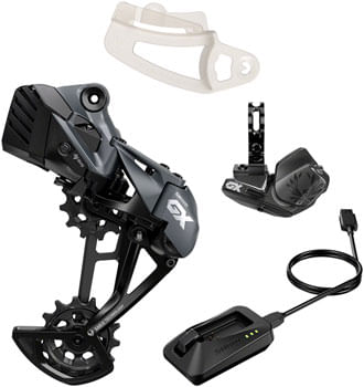 SRAM GX Eagle Upgrade Kit - Rear Derailleur, Battery, Eagle AXS Controller w/ Clamp, Charger/Cord, Chain Gap Tool, Black