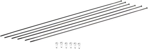 DT Swiss PR1400 DiCut 21 RB Spoke Kit: Front & Rear, Black