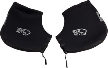 Bar Mitts Extreme Mountain/Flat Bar Pogies for Mirrors - Black, Large