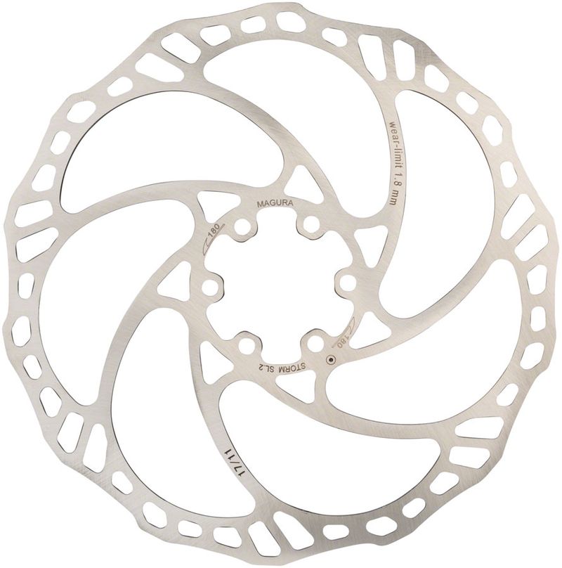 Magura-Storm-SL2-Disc-Brake-Rotor---180mm-6-Bolt-Silver-BR6252-5