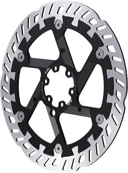 Magura-MDR-P-Disc-Brake-Rotor---203mm-6-Bolt-For-eBike-Silver-Black-BR6289