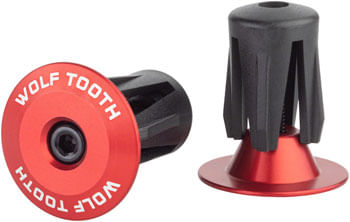 Wolf-Tooth-Alloy-Bar-End-Plugs---Red-HT1003