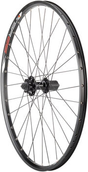 Quality-Wheels-Value-Double-Wall-Series-Disc-Rear-Rear-Wheel---26--QR-x-135mm-6-Bolt-HG-10-Black-Clincher-WE8609