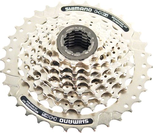 Shimano CS-HG41 Cassette - 8-Speed, 11-30t, Silver