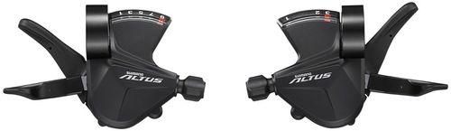 Shimano Altus SL-M2010 3x9-Speed Shift Lever Set, Black