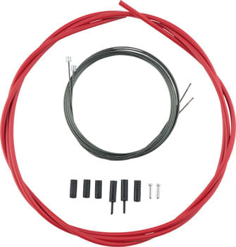 Shimano-Road-Optislick-Derailleur-Cable-and-Housing-Set-Red-CA2428