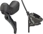 Shimano-Tiagra-ST-4720-BR-4770-Mechanical-Shift-Hydraulic-Brake-Lever-and-Caliper---Front-Flat-Mount-Finned-Resin-Pads-Black-LD6051