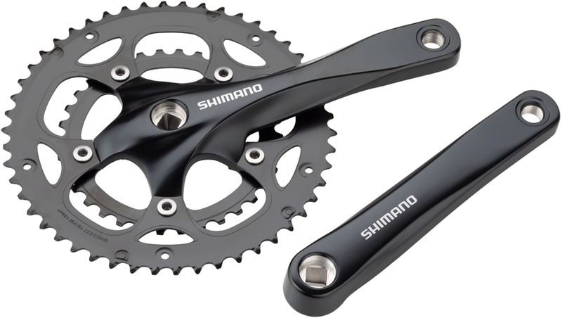 Shimano-Claris-FC-RS200-Crankset---170mm-8-Speed-50-34t-110-BCD-Square-Taper-JIS-Spindle-Interface-Black-CK0319-5