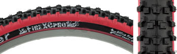 Panaracer-Fire-XC-Pro-Tire---26-x-2-1-Clincher-Wire-Black-Red-30tpi-TR2366