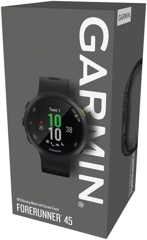 Garmin Forerunner 45 GPS Watch: Black, Large