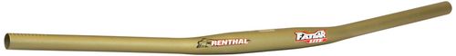 Renthal FatBar Lite Zero Rise Handlebar: 31.8mm, 0x780mm, Gold