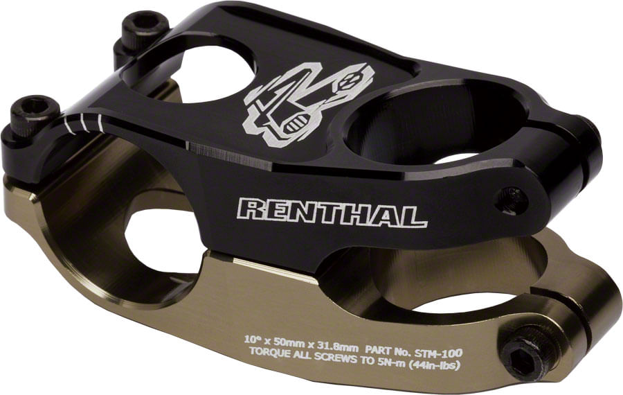 パーツ RENTHAL DUO STEM 50mm Renthal Duo Stem - 50mm, 31.8 Clamp, +/-10, 1 1/8