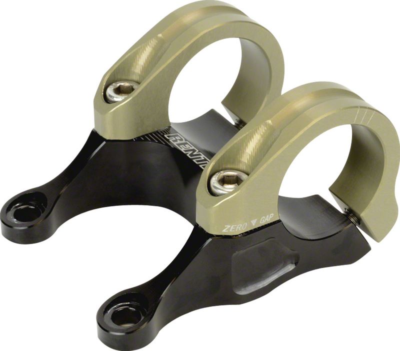 Renthal-Integra-II-Stem---45mm-318-Clamp----0-Direct-Mount-Aluminum-Black-Gold-SM2619-5