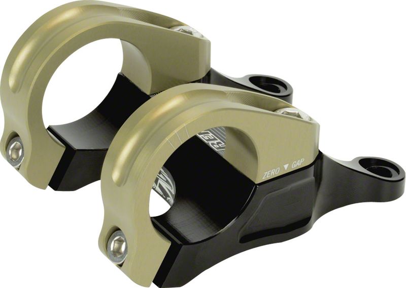 Renthal-Integra-II-Stem---45mm-318-Clamp----10-Direct-Mount-Aluminum-Black-Gold-SM2620-5