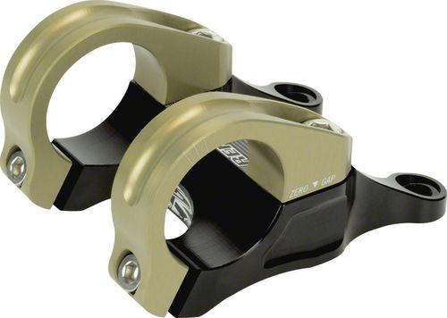 Renthal Integra 35 Stem - 45mm, 35 Clamp, +/-10, 1 1/8", Aluminum, Black/Gold