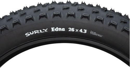 Surly Edna Tire - 26 x 4.3, Tubeless, Folding, Black, 60tpi