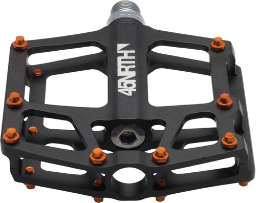 45NRTH Heiruspecs Pedals - Platform, Aluminum, 9/16", Black