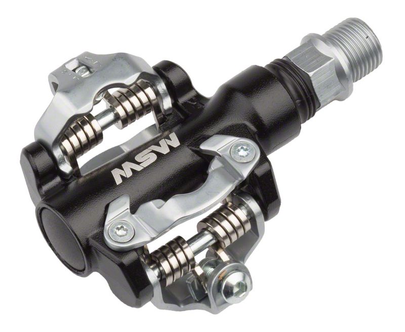 MKS-MP-100-Pedals---Dual-Sided-Clipless-Aluminum-9-16--Black-Silver-PD3300-5