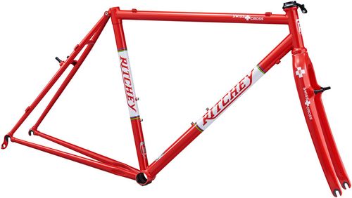 Ritchey Swiss Cross Frameset - 700c, Steel, Red, Large