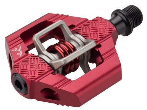 Crankbrothers Candy 3 Pedals - Dual Sided Clipless, Aluminum, 9/16", Dark Red