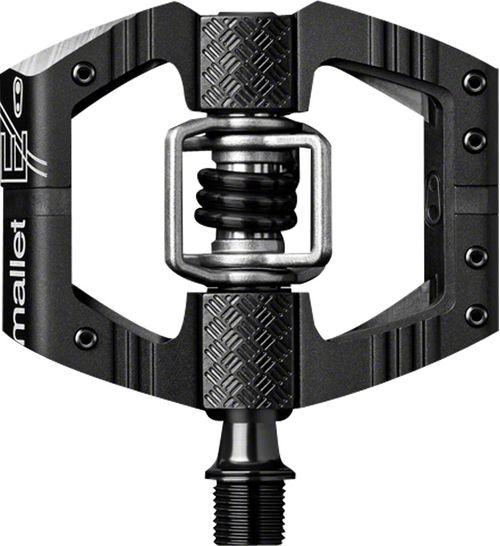 Crankbrothers Mallet Enduro Pedals - Dual Sided Clipless with Platform, Aluminum, 9/16", Black