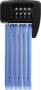 Abus BORDO Lite Mini 6055C/60 Folding Lock - Symbols Combination, 2', 5mm, Blue