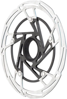 Jagwire-Pro-LR2-Disc-Brake-Rotor---140mm-Center-Lock-Silver-Black-BR3199