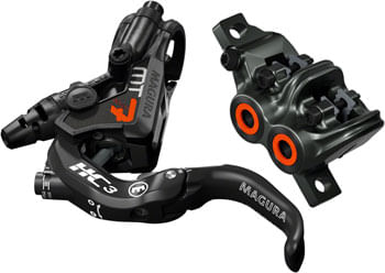 Magura-MT7-HC3-Disc-Brake-and-Lever---Front-or-Rear-Hydraulic-Post-Mount-Black-Orange-BR0362