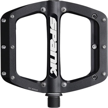 Spank Spoon 110 Pedals - Platform, Aluminum, 9/16", 110mm Wide, Black