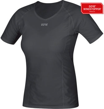 GORE® M WINDSTOPPER Base Layer Shirt - Black, Women's, Small
