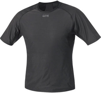 GORE® M WINDSTOPPER Base Layer Shirt - Black, Men's, Small