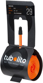 Tubolito Tubo MTB Tube - 29" x 1.8-2.5", 42mm Presta Valve, Orange