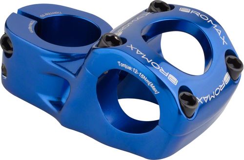 Promax Impact 48mm Top Load Stem for 31.8mm Bars Blue