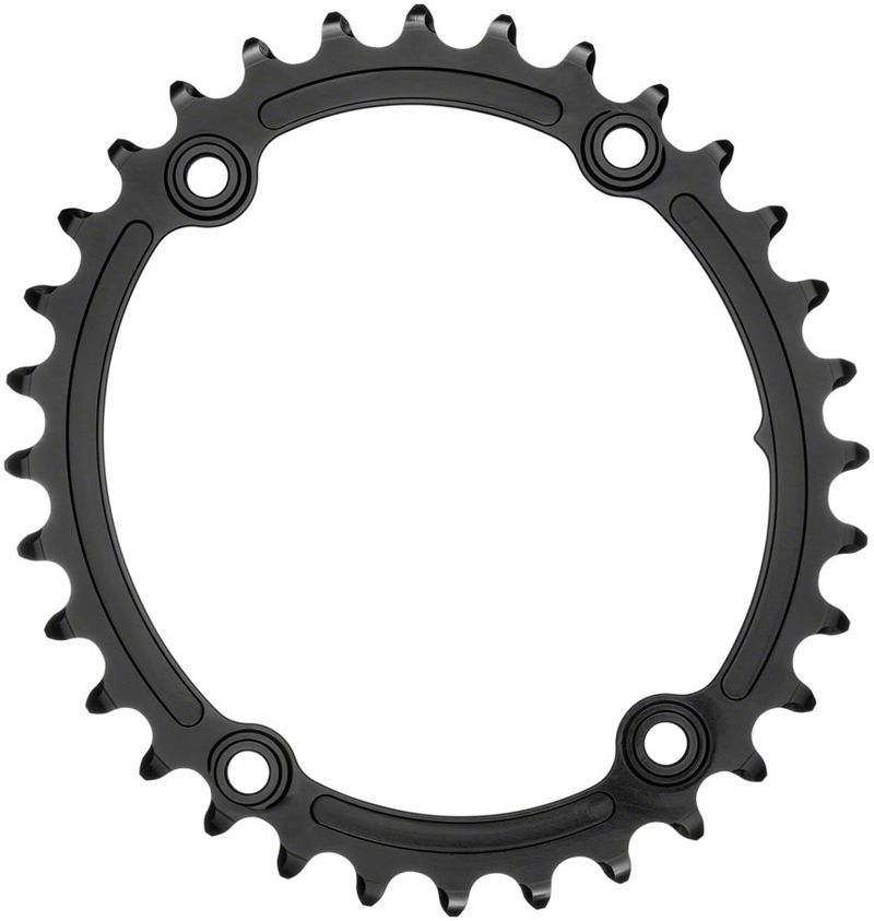 absoluteBLACK-Premium-Sub-Compact-Oval-110-BCD-Road-Inner-Chainring---32t-110-Shimano-Asymmetric-BCD-4-Bolt-Narrow-Wide-Black-CR0507-5