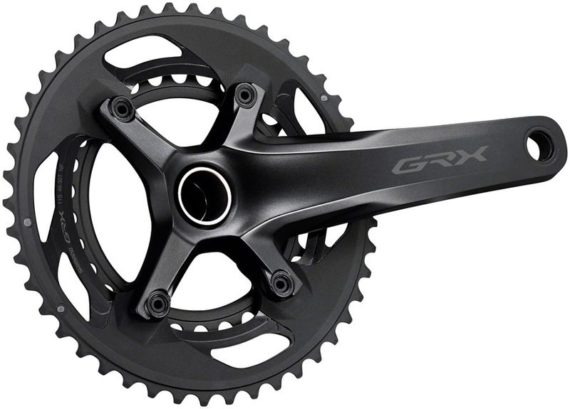 Shimano-GRX-FC-RX600-10-Crankset---170mm-10-Speed-46-30t-110-80-BCD-Hollowtech-II-Spindle-Interface-Black-CK0643-5