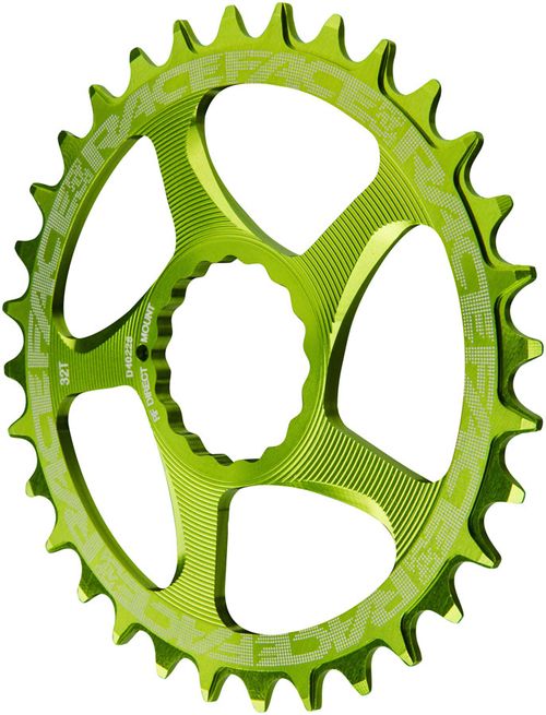 RaceFace Narrow Wide Chainring: Direct Mount CINCH, 26t, Green