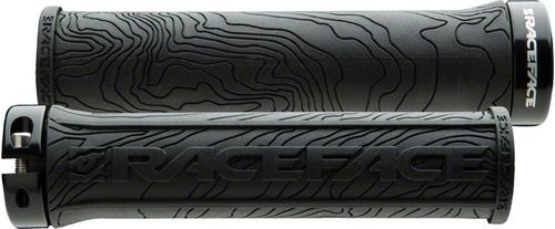 RaceFace Half Nelson Grips - Black, Lock-On